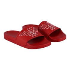 Emporio Armani Pantofle červené 46 EU Emporio Sliders Rot