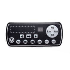 Stualarm LED rampa 1132mm, modrá, 12-24V, ECE R65 (sre-54-1132bl)