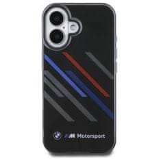 Bmw Originální zadní kryt Motorsport IML Random Stripe BMHCP16S23HTRAK pro iPhone 16 Black