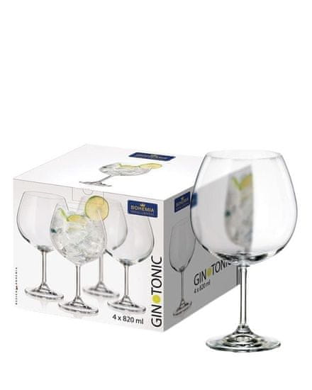 Bohemia Crystal Gin Tonic sklenice na míchané nápoje 820ml (set po 4 ks)