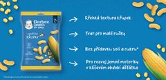 Gerber Snacks kukuřičné křupky 28 g, 7+