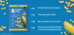 Gerber Snacks kukuřičné křupky 28 g, 7+