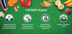 Gerber Kapsička organic ovocná mango a broskev s kokosovým mlékem 80 g, 6+