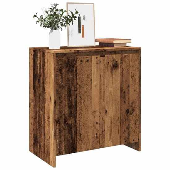 shumee vidaXL Příborník old wood 70 x 41 x 75 cm kompozitní dřevo