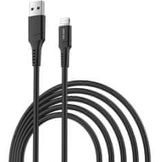 Ven Rychlonabíjecí USB-A na Lightning kabel - Černá KP34005