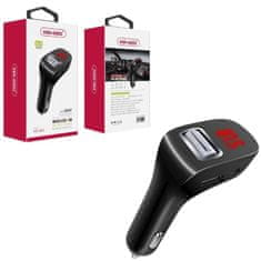 Ven Car Charger Bluetooth FM Player s USB a Aux Portem – Černá KP34301