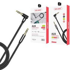 Ven Nylon Aux Audio Kabel Model VD-AUX003 - Černá KP34181