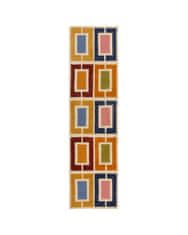 Flair Ručně všívaný běhoun Illusion Retro Blocks Multi 60x230