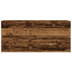 Vidaxl Skříňka pod umyvadlo old wood 100x38,5x45 cm kompozitní dřevo