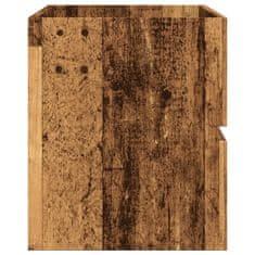 Vidaxl Skříňka pod umyvadlo old wood 100x38,5x45 cm kompozitní dřevo