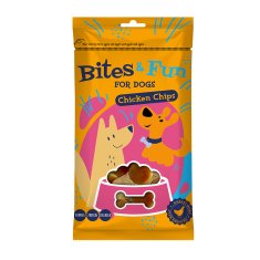 Akinu BITES&FUN kuřecí chipsy pamlsek pro psy 85 g