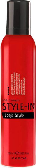 Inebrya Lak na vlasy s extra silnou fixací Ice Cream Style-In (Logic Style) 320 ml