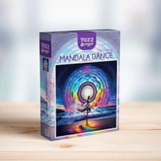 Yazz Puzzle Čtvercové puzzle Taneční mandala 1023 dílků