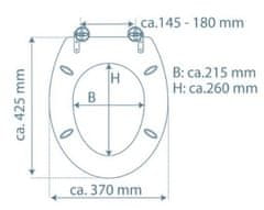 Eisl WC sedátko BAMBUS se zpomalovacím mechanismem SOFT-CLOSE 81101