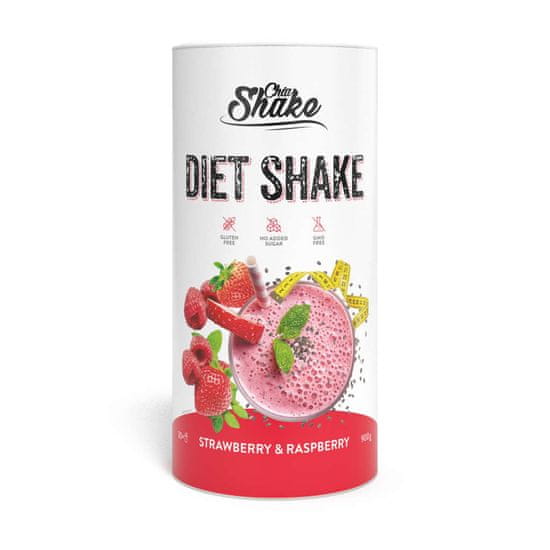 Chia Shake Velký dietní koktejl – jahoda a malina