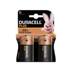 HJ  Baterie LR20/D Duracell Plus 2ks (blistr)