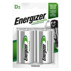 HJ  Baterie HR20/D 2500mAh ENERGIZER NiMH 2ks (blistr)