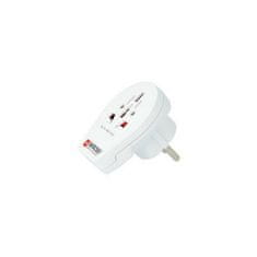 Skross  Cestovní adaptér PA30USB Europe USB pro cizince v ČR, vč. 1x USB 2100mA