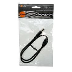 Solight  Datový USB kabel USB 2.0 A konektor - USB B micro konektor, 50cm