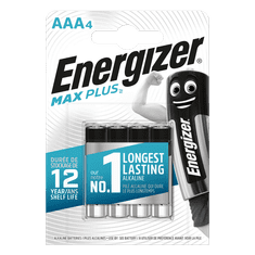 HJ  Baterie AAA/LR03 Energizer MAX Plus 4ks (blistr)