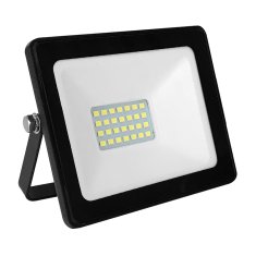 ACA Lightning  LED venkovní reflektor Q 20W/12-24V DC/6000K/1760Lm/110°/IP66, černý