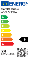 ACA Lightning  LED přisazené svítidlo ARCA 24W/230V/3000K/1830Lm/120°/IP20, kruhové bílé