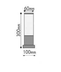 ACA Lightning  Zahradní svítidlo LOOP BT1003BH030 max. 40W/E27/IP45