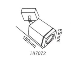 ACA Lightning  Venkovní bodové svítidlo HI7072 max. 35W/GU10/230V/IP65, matný Nikl