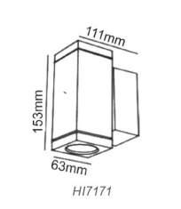 ACA Lightning  Venkovní bodové svítidlo HI7171 MR16 max. 35W/GU5.3/12V/IP65, matný Nikl