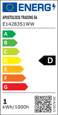 Diolamp  SMD LED tubulární mini žárovka 1W/E14/230V/4000K/140Lm/360°