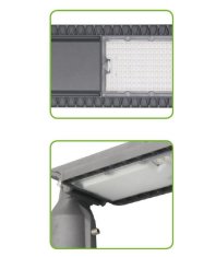 ACA Lightning  LED pouliční osvětlení BISE 120W/230V/4000K/15600Lm/150°x70°/IP66/šedé