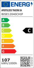 ACA Lightning  LED pouliční osvětlení BISE 120W/230V/4000K/15600Lm/150°x70°/IP66/šedé