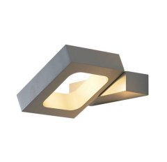 ACA Lightning  LED nástěnné dekorativní svítidlo CYCLOP 6W/230V/3000K/540Lm/360°/IP20, šedá