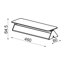 ACA Lightning  LED nástěnné dekorativní svítidlo PYRAMID 15W/230V/3000K/1350Lm/IP20, bílé