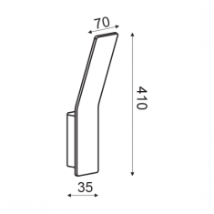 ACA Lightning  LED nástěnné dekorativní svítidlo ZEN 9W/230V/3000K/810Lm/100°/IP20, zlaté