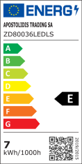 ACA Lightning  LED nástěnné dekorativní svítidlo ZEN 6W/230V/3000K/540Lm/100°/IP20, bílé