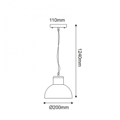 ACA Lightning  Venkovní závěsné svítidlo BERO max. 10W/E27/230V/IP44, šedé