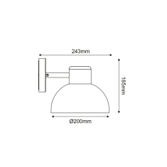 ACA Lightning  Venkovní nástěnné svítidlo BERO max. 10W/E27/230V/IP44/šedé/20 cm