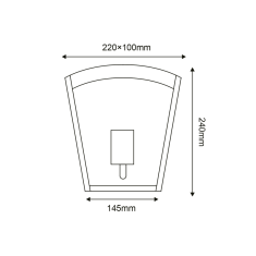 ACA Lightning  Venkovní nástěnné svítidlo CELIA max. 60W/E27/230V/IP44, bílá barva, CELIAV1