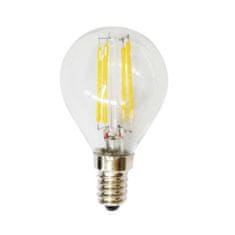 Diolamp  Retro LED Filament žárovka Mini Globe Clear G45 4W/230V/E14/6500K/440Lm/360°