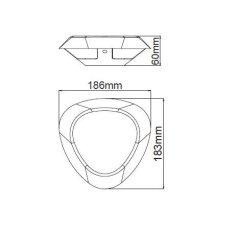 ACA Lightning  Zahradní nástěnné LED svítidlo BERKA 7W/230V/3000K/520Lm/330°/IP54, tmavě šedé