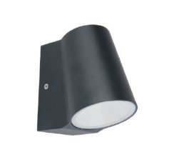 ACA Lightning  Zahradní nástěnné LED svítidlo SIMORE 6W/230V/3000K/400Lm/100°/IP54, tmavě šedé