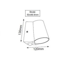 ACA Lightning  Zahradní nástěnné LED svítidlo SIMORE 6W/230V/3000K/400Lm/100°/IP54/PIR senzor, tmavě šedé