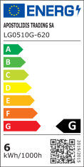 ACA Lightning  Zahradní LED svítidlo SIMORE 10W/230V/3000K/400Lm/100°/IP54/620mm, tmavě šedé