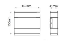 ACA Lightning  Zahradní nástěnné LED svítidlo ITRI 9W/230V/3000K/480Lm/110°/IP54, tmavě šedé