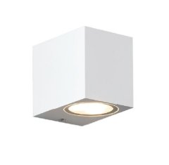 ACA Lightning  Zahradní nástěnné LED svítidlo VITA 4W/230V/3000K/230Lm/40°/IP54, matně bílé