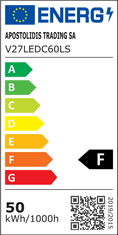 ACA  LED stropní svítidlo KALLISTA 54W/230V/3000K/4320Lm/120°/IP20, Flicker free, kruhové černé