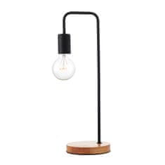 ACA  Stolní lampa NAXOS max. 60W/E27/230V/IP20, černá