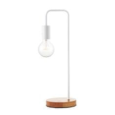 ACA  Stolní lampa NAXOS max. 60W/E27/230V/IP20, bílá