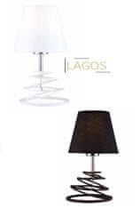 ACA  Stolní lampa LAGOS max. 60W/E27/230V/IP20, černá